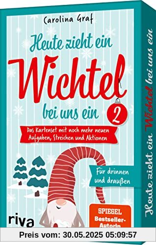 Heute zieht ein Wichtel bei uns ein 2: Das Kartenset mit noch mehr neuen Aufgaben, Streichen und Aktionen für drinnen und draußen. Familien-Spaß für Advent und Weihnachten