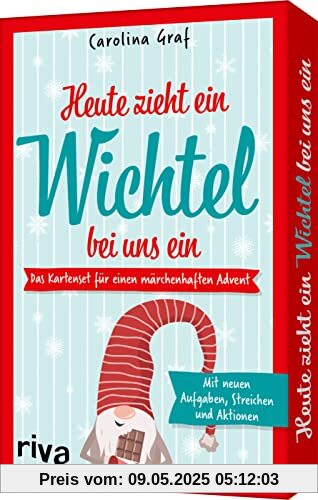 Heute zieht ein Wichtel bei uns ein: Das Kartendeck für einen märchenhaften Advent – Mit neuen Aufgaben, Streichen und Aktionen. Mit Anleitungen für Eltern und Wichtelbriefen Heute zieht ein Wichtel bei uns ein: Das Kartendeck für einen märchenhaften Advent – Mit neuen Aufgaben, Streichen und Aktionen. Mit Anleitungen für Eltern und Wichtelbriefen