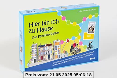 Hier bin ich zu Hause - Die Familien-Rallye:Therapiespiel für die therapeutische und pädagogische Arbeit mit Kindern und Jugendlichen - rund um das ... 33,5 x 23,1 x 5,5 cm (Beltz Therapiespiele)