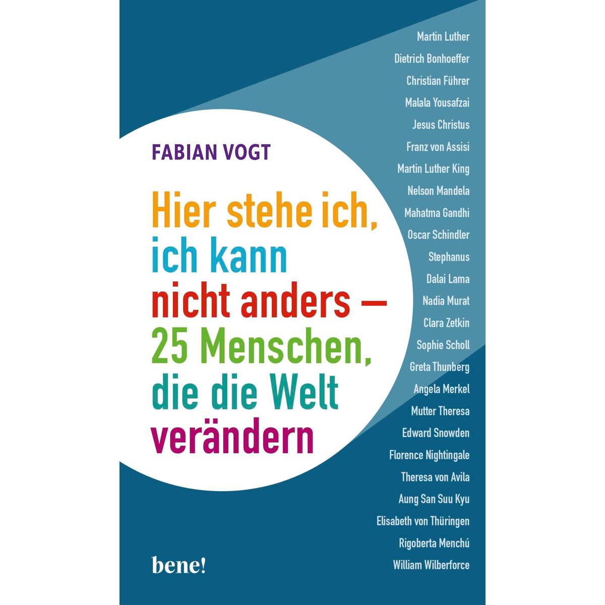 Hier stehe ich, ich kann nicht anders von bene!