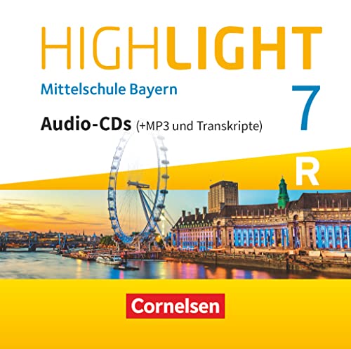 Highlight - Mittelschule Bayern - 7. Jahrgangsstufe: CD-Extra - Für R-Klassen - Audio-CDs mit MP3-Dateien von Cornelsen Verlag GmbH