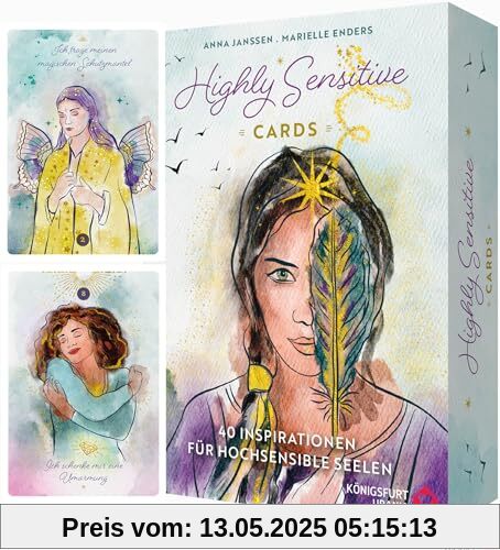 Highly Sensitive Cards - 40 Inspirationen für hochsensible Seelen: 40 Orakelkarten und 160-seitiges Booklet