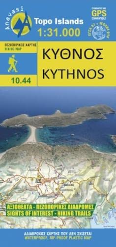 Hiking Map Wanderkarte Kythnos Hiking Map Wanderkarte Kythnos von Anavasi Editions