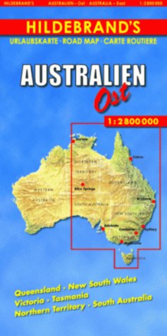 Hildebrand's Urlaubskarten, Australien Ost: Queensland, New South Wales, Victoria, Tasmania, Northern Territory, South Australia
