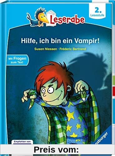 Hilfe, ich bin ein Vampir! - Leserabe 2. Klasse - Erstlesebuch für Kinder ab 7 Jahren (Leserabe - 2. Lesestufe)