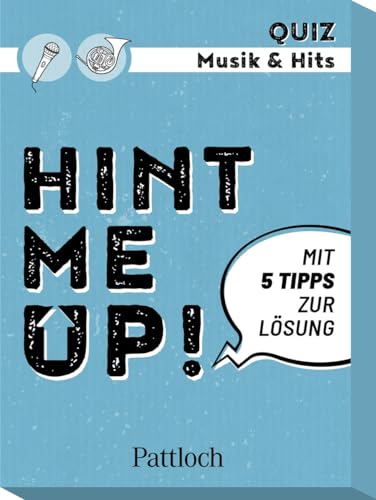 Hint me Up! Musik & Hits: Mit 5 Tipps zur Lösung | Das Musik-Wissens-Quiz für Erwachsene! Hint me Up! Musik & Hits: Mit 5 Tipps zur Lösung | Das Musik-Wissens-Quiz für Erwachsene!