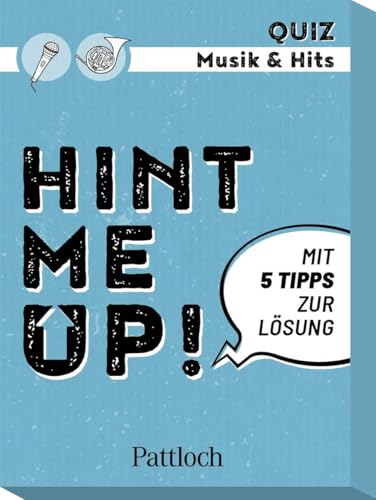 Hint me Up! Musik & Hits: Mit 5 Tipps zur Lösung | Das Musik-Wissens-Quiz für Erwachsene! Hint me Up! Musik & Hits: Mit 5 Tipps zur Lösung | Das Musik-Wissens-Quiz für Erwachsene!