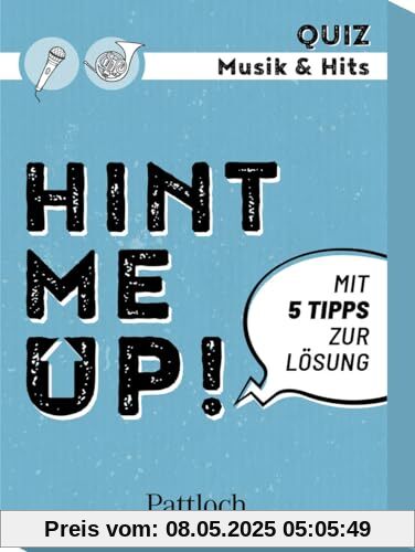 Hint me Up! Musik & Hits: Mit 5 Tipps zur Lösung | Das Musik-Wissens-Quiz für Erwachsene!