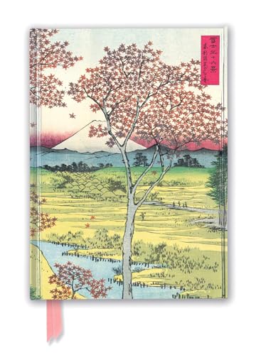 Hiroshige: Twilight Hill (Foiled Journal) (Flame Tree Notebooks): Unser hochwertiges, liniertes Blankbook mit festem, künstlerisch geprägtem Einband ... Notizbuch DIN A 5 mit Magnetverschluss)