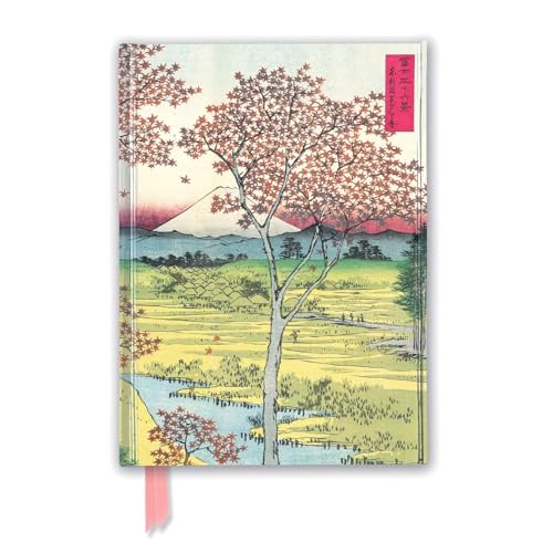 Hiroshige: Twilight Hill (Foiled Journal) (Flame Tree Notebooks): Unser hochwertiges, liniertes Blankbook mit festem, künstlerisch geprägtem Einband ... Notizbuch DIN A 5 mit Magnetverschluss)