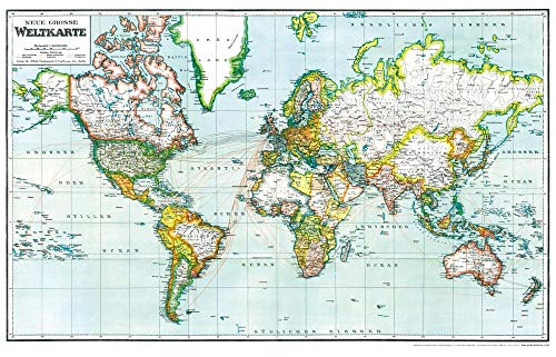 Historische WELTKARTE 1940 [gerollt] - Die Welt während des 2. Weltkrieges von Rockstuhl Verlag