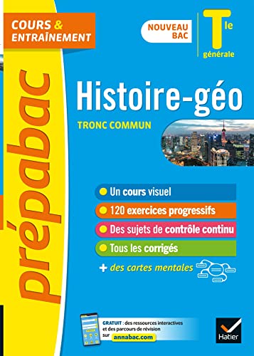 Prépabac Histoire-Géographie Tle générale - Bac 2023: nouveau programme de Terminale von HATIER