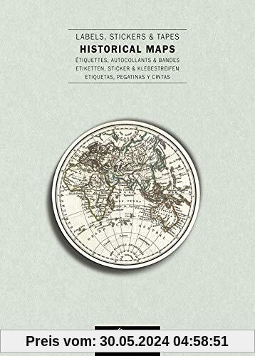 Historical Maps: Label and Sticker Book: Label & Sticker Book