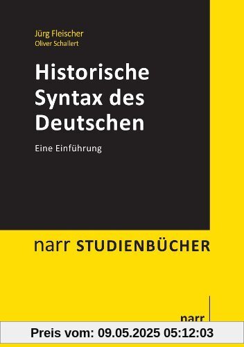 Historische Syntax des Deutschen: Eine Einführung