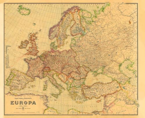 Historische Verkehrskarte von EUROPA 1942 [gerollt]: EUROPAKARTE von Rockstuhl Verlag
