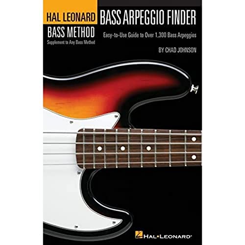 Hl Bass Method Arpeggio Finder (6 X 9 Format): Lehrmaterial, CD für Bass-Gitarre: Easy-To-Use Guide to Over 1,300 Bass Arpeggios Hal Leonard Bass Method
