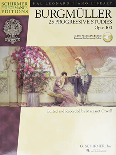 Hlspl Burgmuller 25 Progressive Studies Book/Cd: Noten für Klavier: 25 Progressive Pieces (Schirmer's Library of Musical Classics): 25 Progressive Pieces, Opus 100 von G. Schirmer