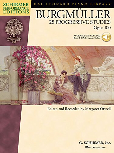 Hlspl Burgmuller 25 Progressive Studies Book/Cd: Noten für Klavier: 25 Progressive Pieces (Schirmer's Library of Musical Classics) von G. Schirmer