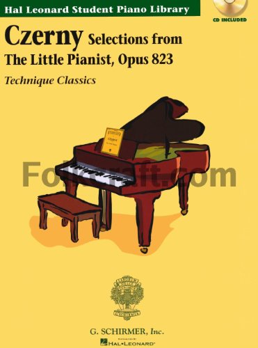Hlspl Czerny Selections From The Little Pianist op. 823 Pf Bk / Cd: Noten, CD für Klavier (Hal Leonard Student Piano Library): Technique Classics Hal Leonard Student Piano Library