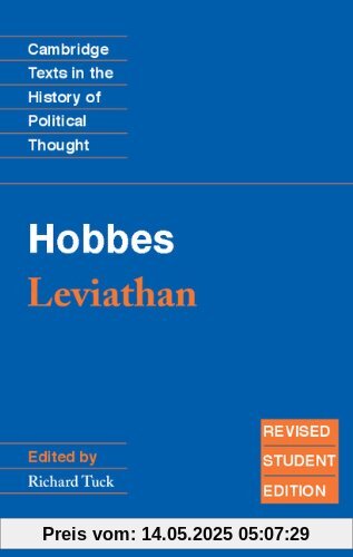 Hobbes: Leviathan: Revised student edition (Cambridge Texts in the History of Political Thought)