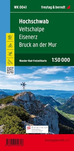 Hochschwab, Wander-, Rad- und Freizeitkarte 1:50.000, freytag & berndt, WK 0041: Veitschalpe - Eisenerz - Bruck an der Mur, mit Infoguide, GPX Tracks, ... (freytag & berndt Wander-Rad-Freizeitkarten) von Freytag-Berndt und ARTARIA