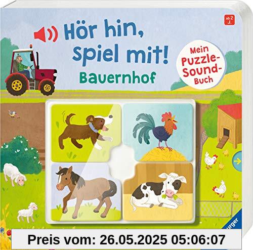 Hör hin, spiel mit! Mein Puzzle-Soundbuch: Bauernhof