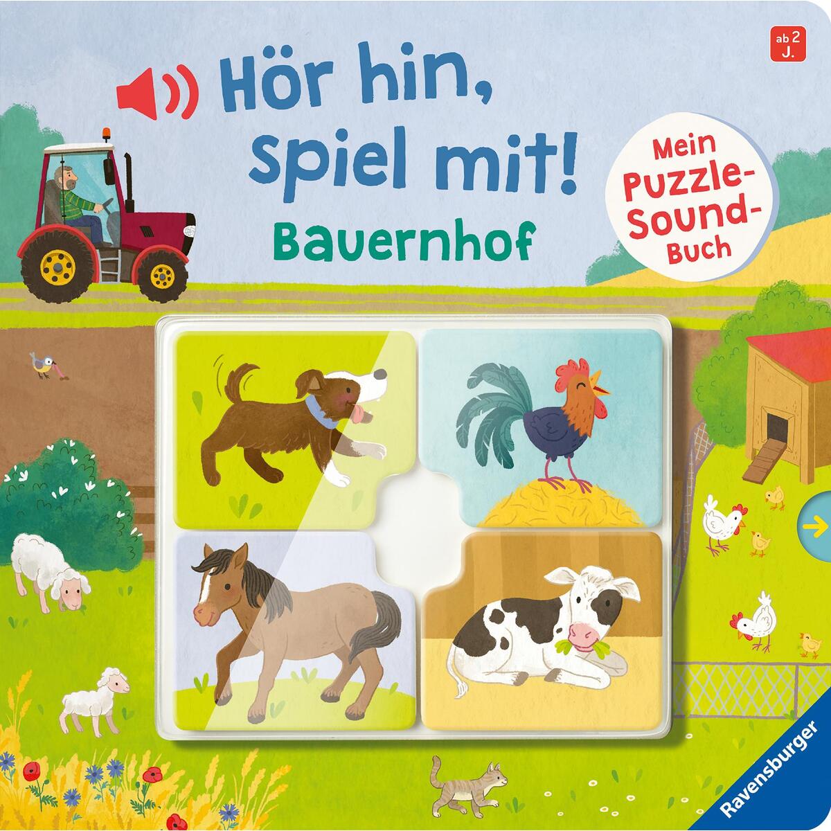 Hör hin, spiel mit! Mein Puzzle-Soundbuch: Bauernhof von Ravensburger Verlag