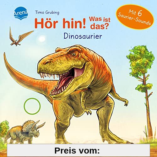 Hör hin! Was ist das? Dinosaurier: Soundbuch mit 6 coolen Dino-Geräuschen ab 2 Jahren
