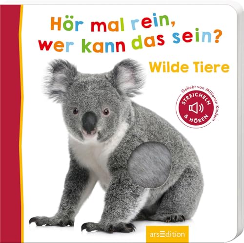Hör mal rein, wer kann das sein? – Mein Papa: Streicheln und hören | Hochwertiges Pappbilderbuch mit 5 Sounds und Fühlelementen für Kinder ab 18 Monaten von Ars Edition