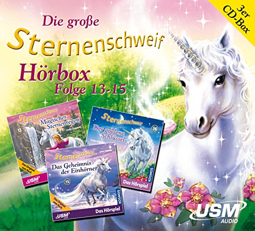 Die große Sternenschweif Hörbox Folgen 13-15: Magischer Sternenregen / Der goldene Schlüssel / Das Geheimnis der Einhörner Die große Sternenschweif Hörbox Folgen 13-15: Magischer Sternenregen / Der goldene Schlüssel / Das Geheimnis der Einhörner