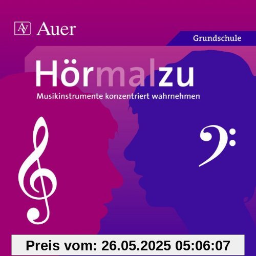 Hörmalzu - Musikinstrumente konzentriert wahrnehmen. CD: 60 Hörbeispiele