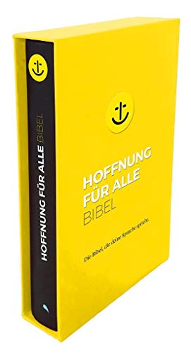 Hoffnung für alle. Die Bibel - "Black Hope Geschenkbibel" - Großformat mit Loch-Stanzung im gelben Schuber: Die Bibel, die deine Sprache spricht