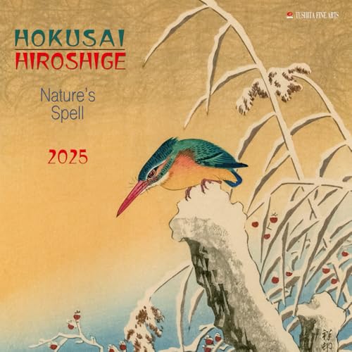 Hokusai/Hiroshige – Nature's Spell 2025: Kalender 2025 (Tushita Fine Arts) von Tushita PaperArt