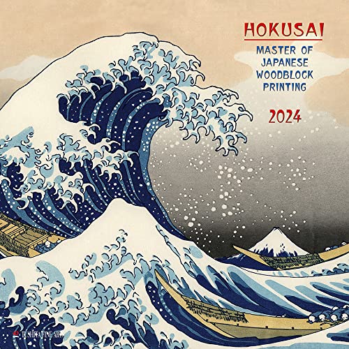 Hokusai - Japanese Woodblock Printing 2024: Kalender 2024 (Tushita Fine Arts) von Tushita PaperArt