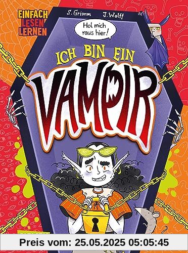 Hol mich raus hier! Ich bin ein Vampir!: Einfach Lesen Lernen | Befreie Vampirmädchen Vila aus diesem Buch! Interaktives Kinderbuch zum Mitmachen für Leseanfänger*innen ab 6 Jahren Hol mich raus hier! Ich bin ein Vampir!: Einfach Lesen Lernen | Befreie Vampirmädchen Vila aus diesem Buch! Interaktives Kinderbuch zum Mitmachen für Leseanfänger*innen ab 6 Jahren