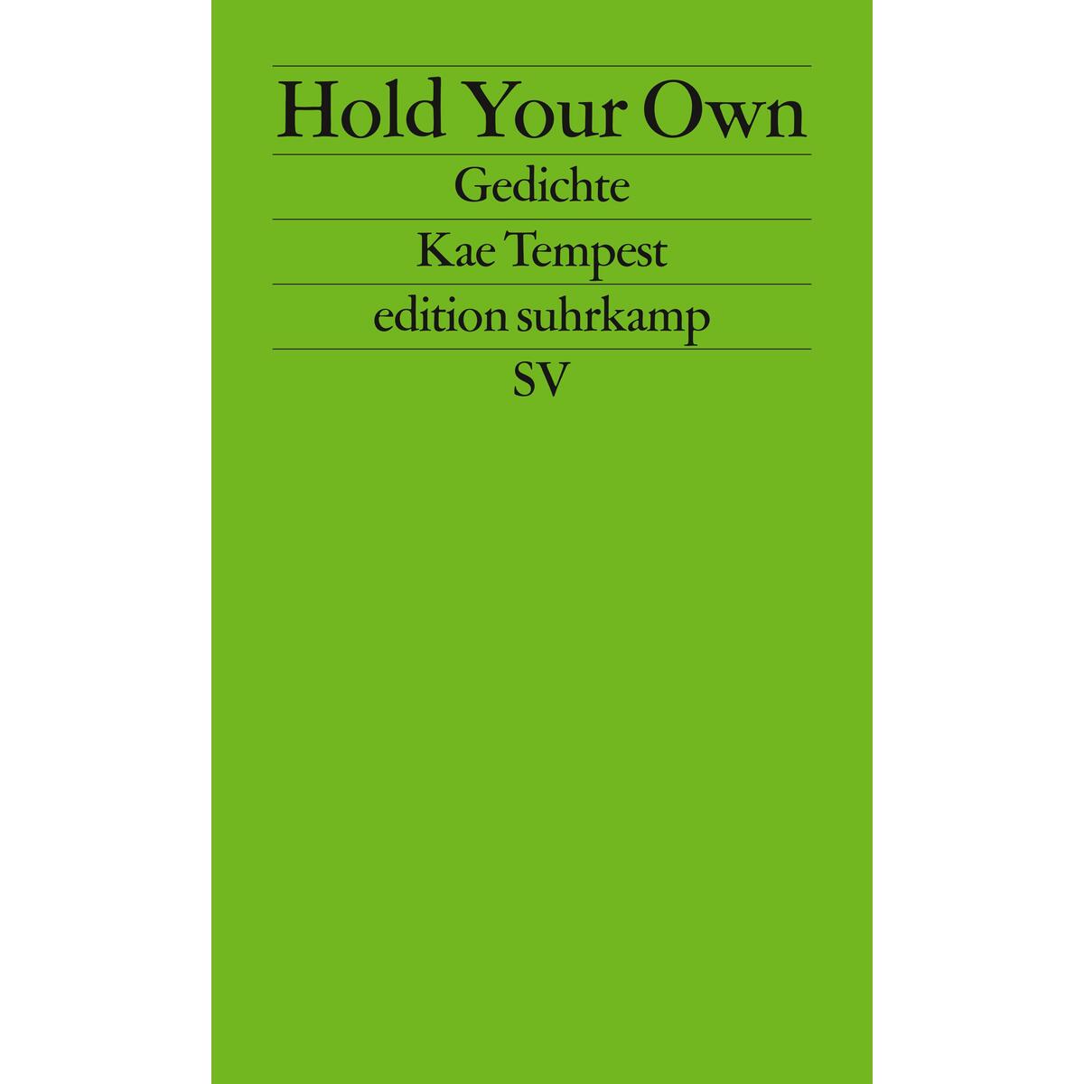 Hold Your Own von Suhrkamp Verlag AG