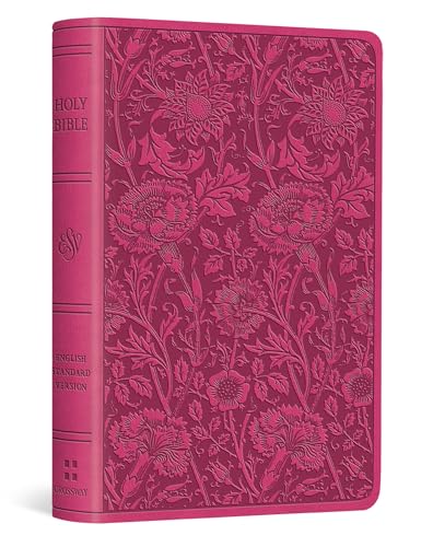 Holy Bible: English Standard Version, Berry, Trutone, Floral Design, Vest Pocket New Testament With Psalms and Proverbs von Crossway Books