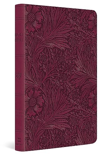 Holy Bible: English Standard Version, Raspberry, Floral Design, Trutone, Thinline Bible: Value Edition