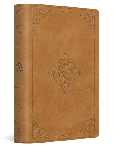 Holy Bible: Esv Bible Trutone, Nubuck Caramel, Fleur-de-lis Design