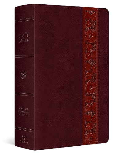 Holy Bible: Esv Large Print Personal Size Bible - Trutone, Mahogany, Trellis Design von Crossway Books