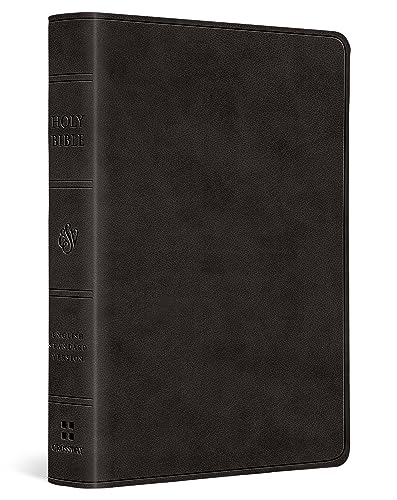 Holy Bible: English Standard Version, Value Large Print, Compact Bible, Trutone, Black