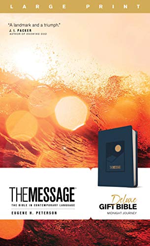 Holy Bible: The Message Bible, Leather-look, Navy: The Bible in Contemporary Language