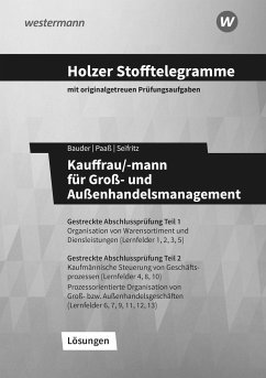 Holzer Stofftelegramme Kauffrau/-mann für Groß- und Außenhandelsmanagement. Lösungsband von Bildungsverlag EINS