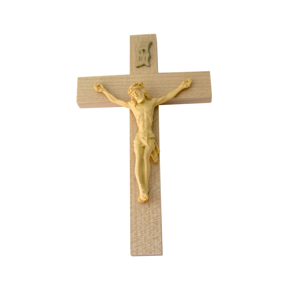 Holzkreuz mit Kunstharz-Korpus Holzkreuz mit Kunstharz-Korpus von Nicolai GmbH