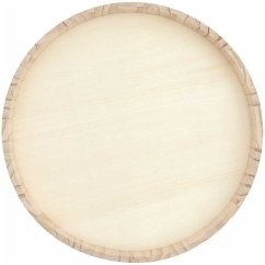 Holztablett natur FSC 100%, Ø 30 cm von RICO-Design tap