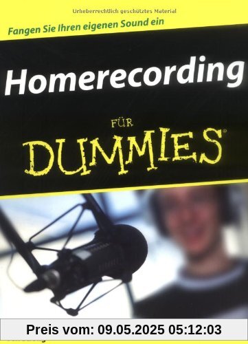 Homerecording für Dummies Homerecording für Dummies