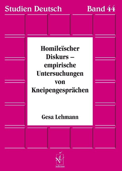 Homileïscher Diskurs - empirische Untersuchungen von Kneipengesprächen Homileïscher Diskurs - empirische Untersuchungen von Kneipengesprächen