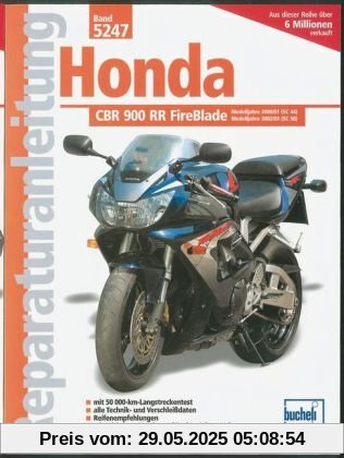 Honda CBR 900 RR FireBlade: Motorrad- Reparaturanleitung (Reparaturanleitungen)