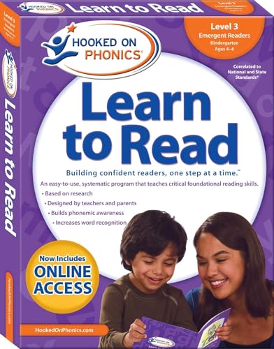 Hooked on Phonics Learn to Read - Level 3: Emergent Readers (Kindergarten | Ages 4-6) (Volume 3)