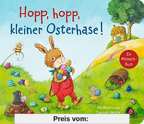 Hopp, hopp, kleiner Osterhase!: Ein Mitmach-Buch | Süßes Ostergeschenk ab 18 Monaten